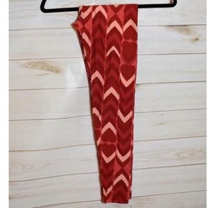 Valentines Lularoe OS leggings